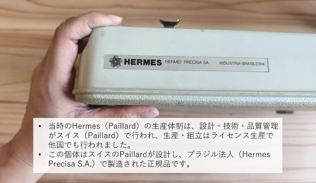 Hermes Baby タイプライター 実動確認済 ヴィンテージ名機 付属品付
