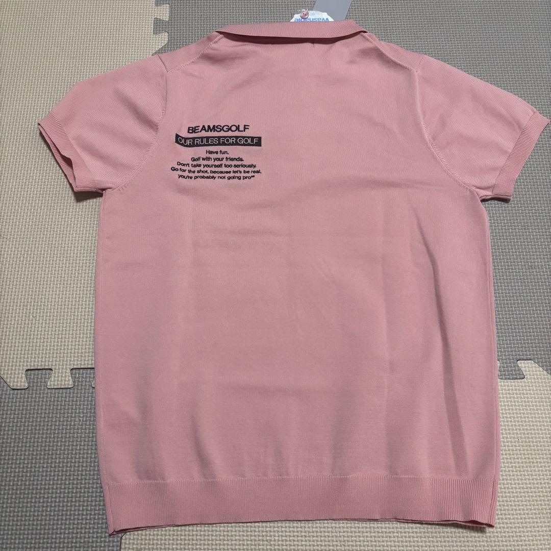 新品タグ付き BEAMS GOLF ライトニット ポロシャツ M