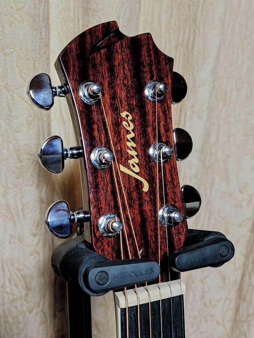 美品トップ単板エレアコ　JAMES J-500A/OVA NAT