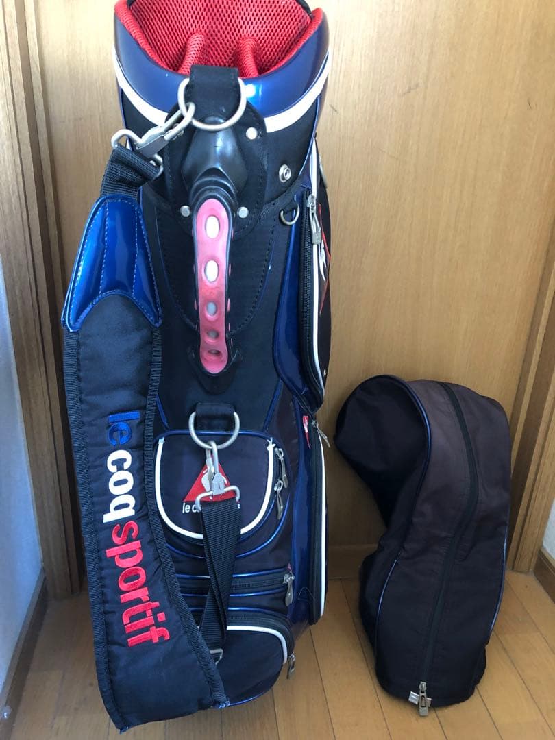 【送料込み】希少廃盤品　ルコックスポルティフ　キャディバッグ　ゴルフバッグ