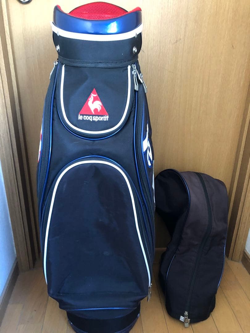 【送料込み】希少廃盤品　ルコックスポルティフ　キャディバッグ　ゴルフバッグ
