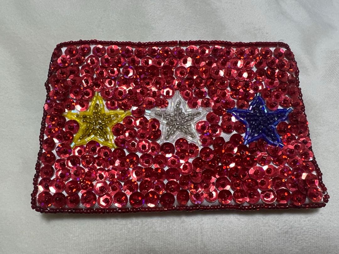 超レア★ハローキティ ユニオンジャック ビーズ小物入れ