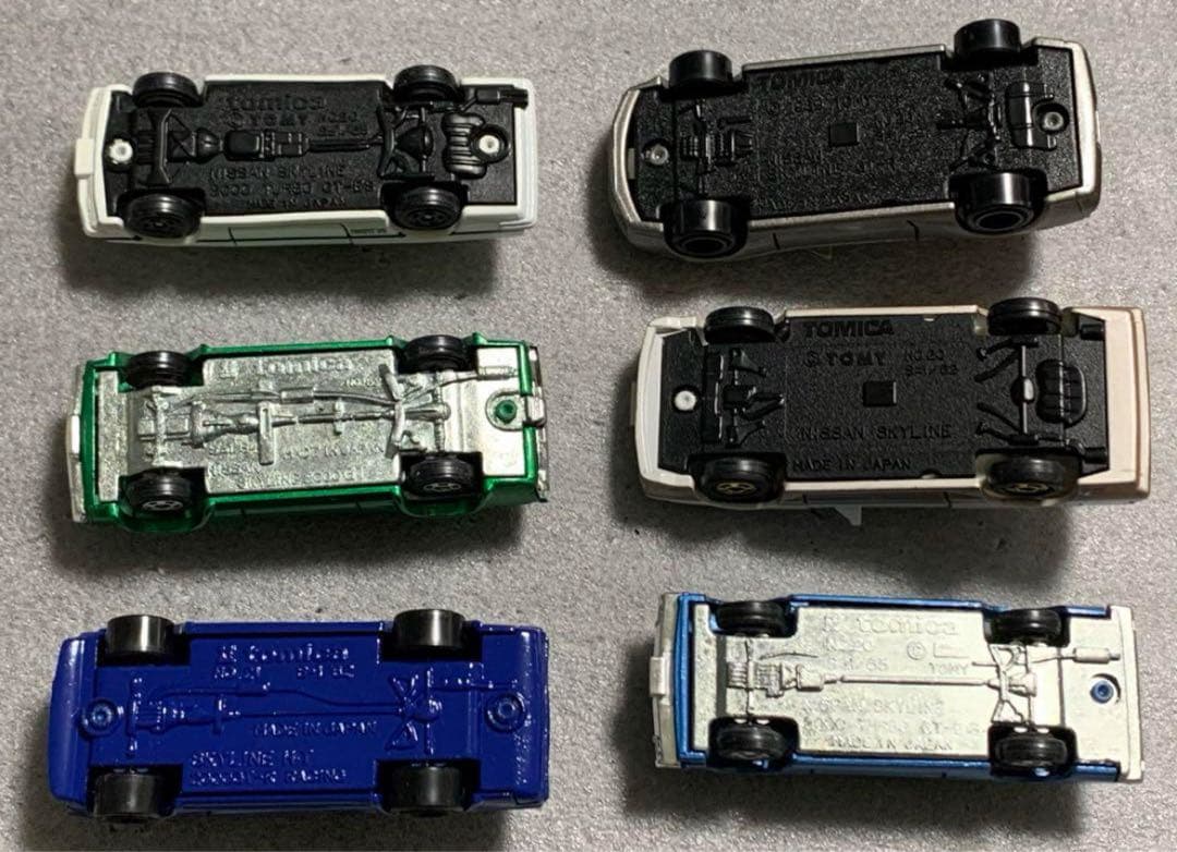 トミカ イケダ特注 スカイラインヒストリー 6台セット