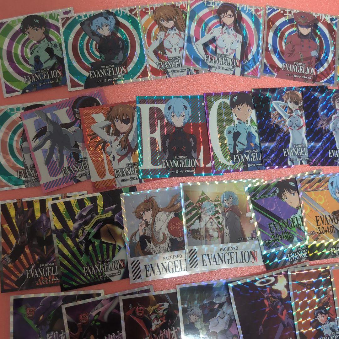 エヴァンゲリオントレーディングステッカー　パチンコ　４９種類　シンジ　レイ　マリ