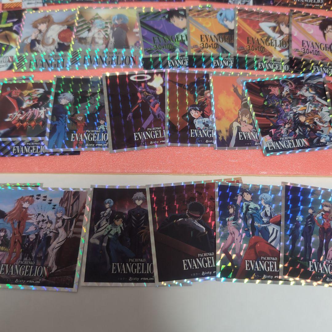 エヴァンゲリオントレーディングステッカー　パチンコ　４９種類　シンジ　レイ　マリ