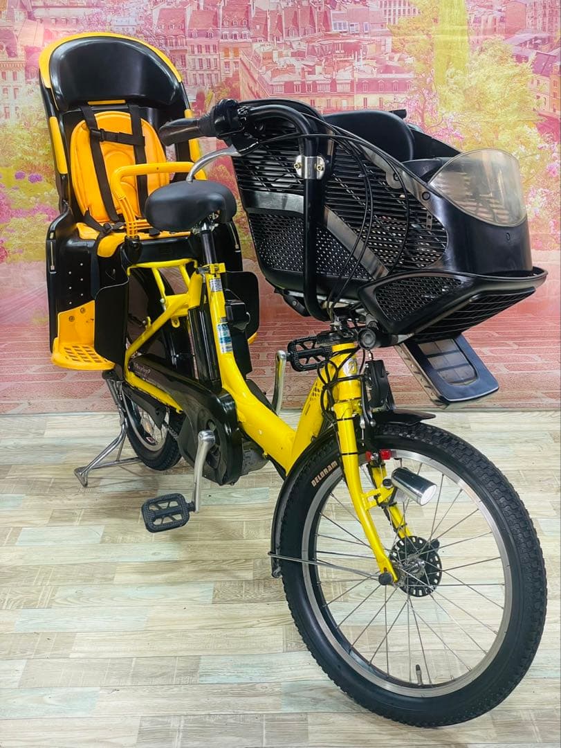 ZK3352 電動自転車 ブリヂストン アンジェリーノ子供乗せ 20インチ