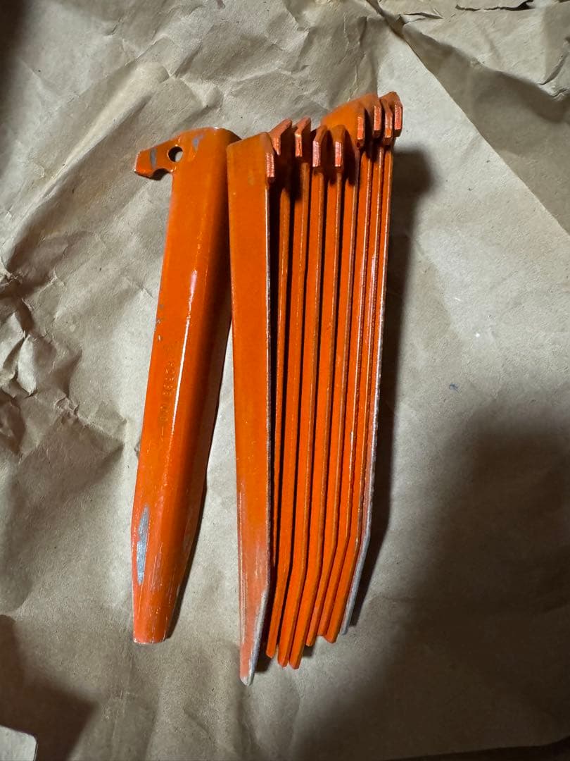 USパップテント　シェルターハーフ　軍幕　ジッパー加工