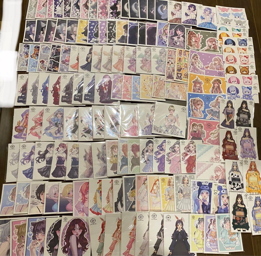 人物装飾ステッカー 約1000枚