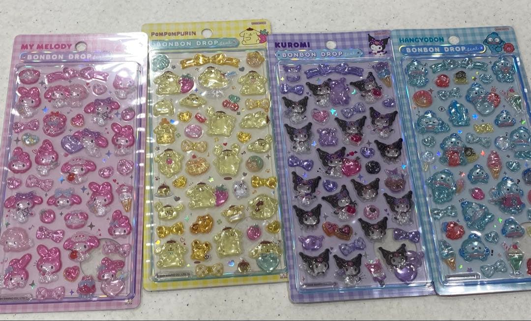 【正規品】サンリオ ボンボンドロップシール 8種類セット