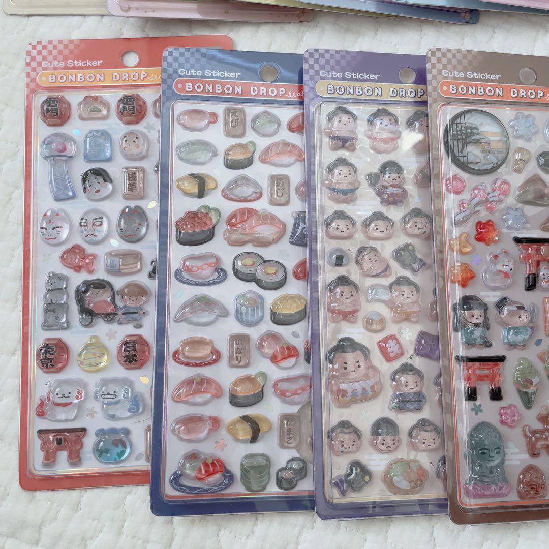 【まとめ売り】ボンボンドロップシールなど ボンドロ コットンパフィ おはじき