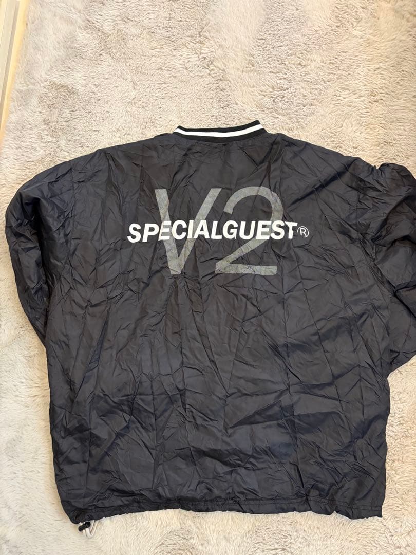SPECIAL GUEST ウインドブレイカーV2 ブラック Vネック M