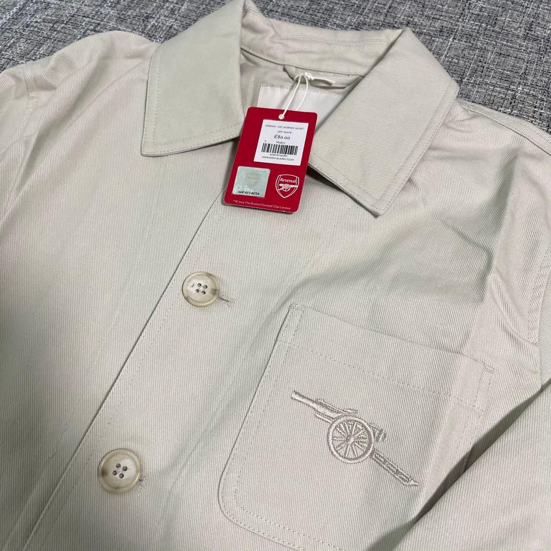アーセナル　オフホワイト　ジャケット　新品　日本未発売