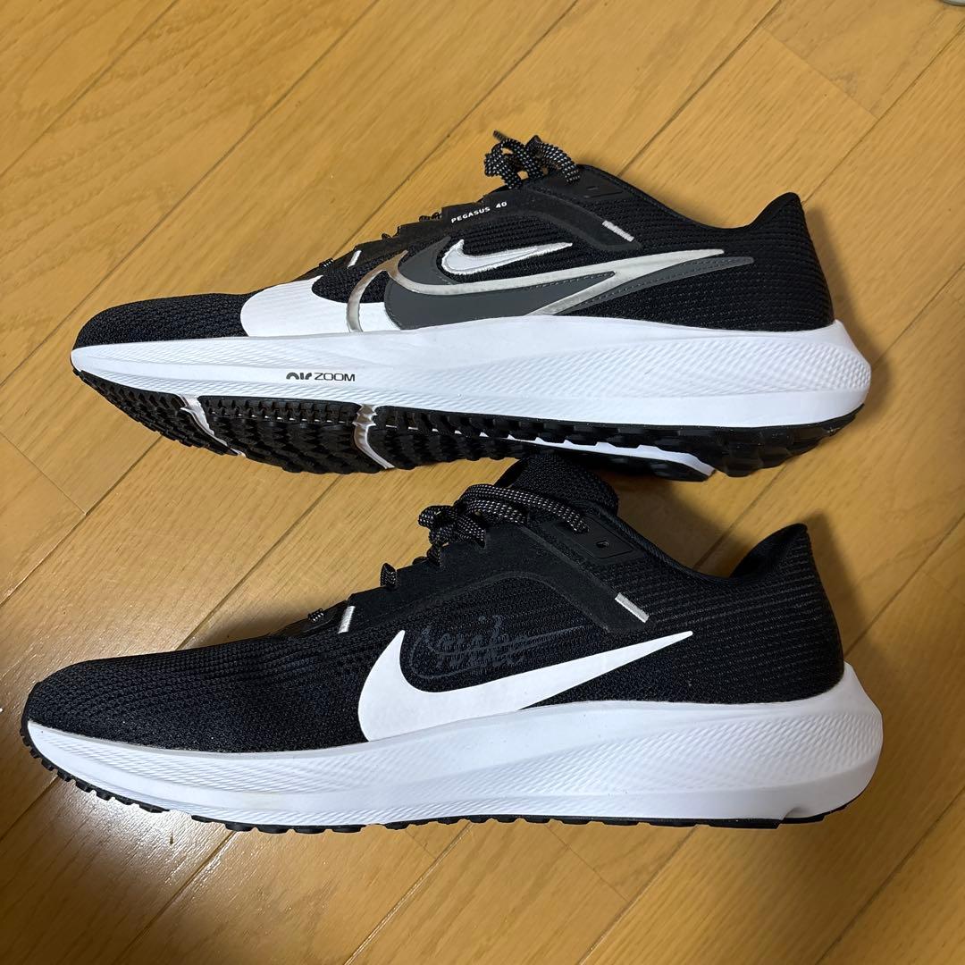 大きいサイズ　試着のみ　Nike Pegasus 40ブラックus13 31cm