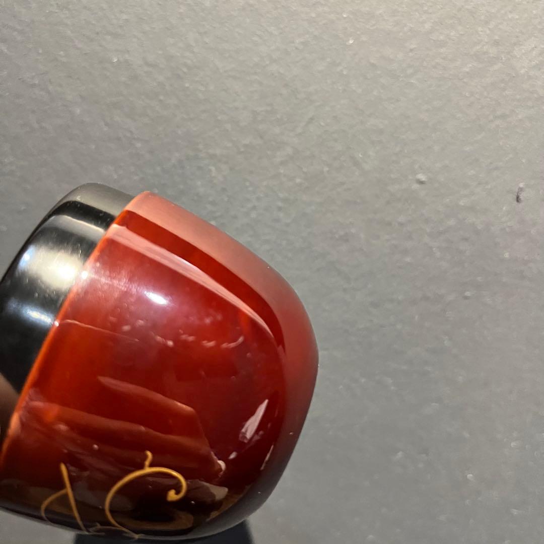 中棗　松唐草蒔絵　茶道具