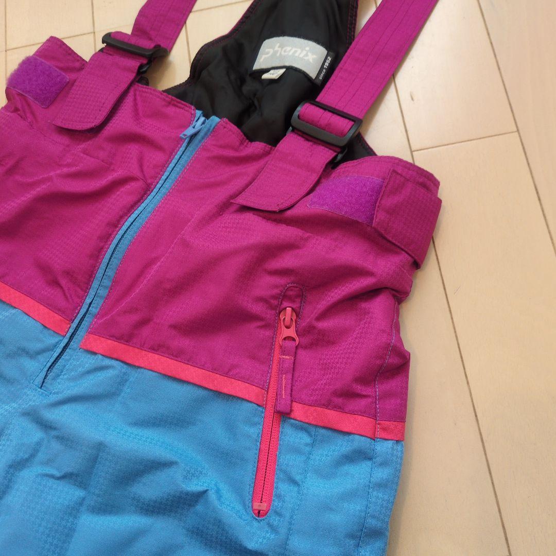 phenix 子ども用スキーウェア 140サイズ ピンク/ブルー