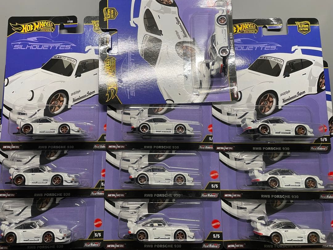 ホットウィール　カーカルチャー　シルエットRWB ポルシェ930 10台セット
