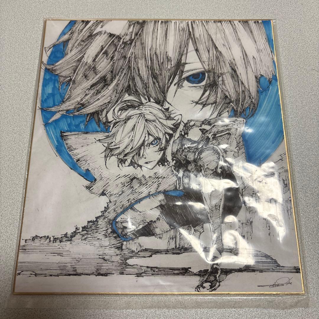 文豪ストレイドッグス 太宰、中也、十五歳 サイン色紙