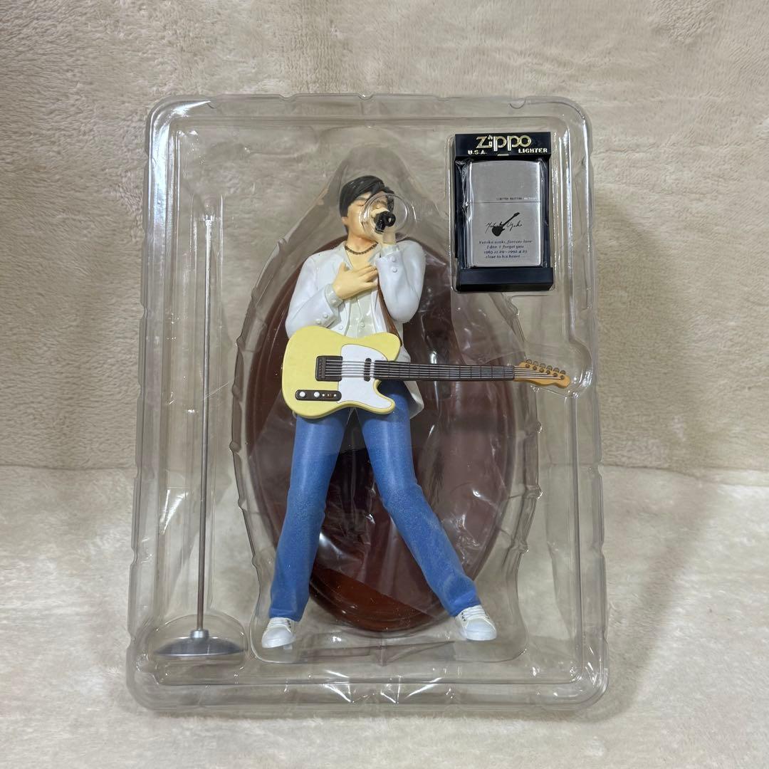 【希少品】当時物 尾崎豊 フィギュア ZIPPO セット リミテッドエディション