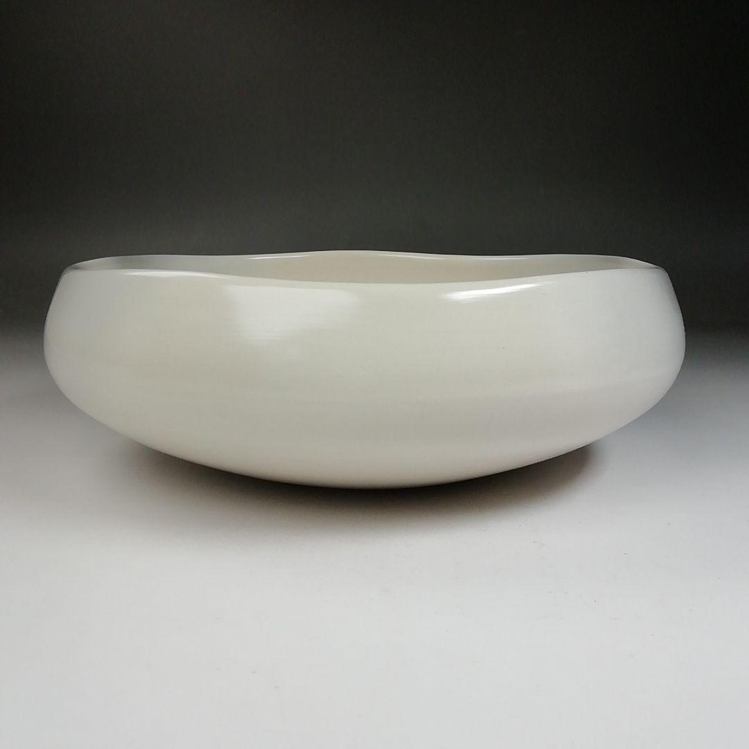 Ｔ７０６　灰器　『雲華焼』『桂窯　寄神崇白 造』　共箱　茶道具