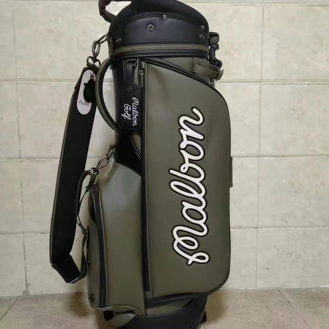 マルボン キャディバッグ グリーン スタンドゴルフバッグ キャディバッグ訳あり