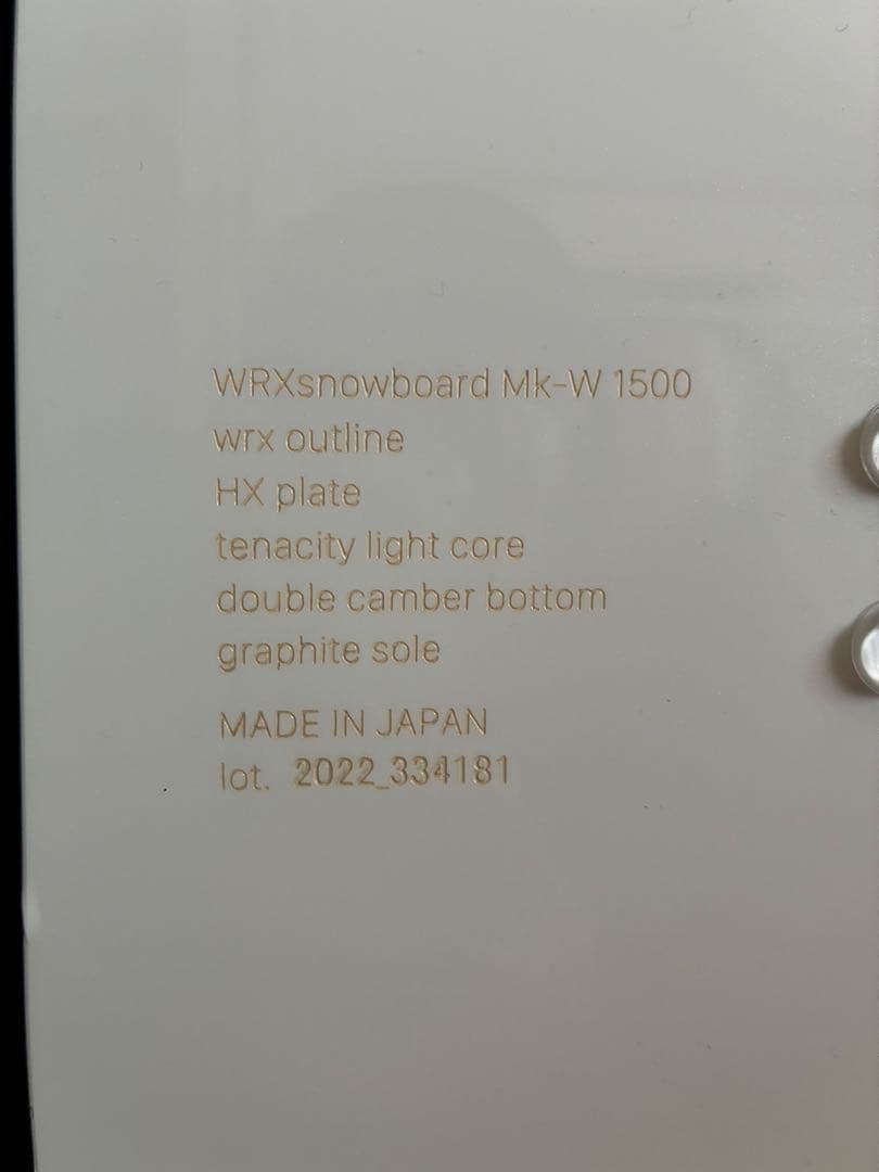 スノーボード 22-23 WRX Mk-W 150cm