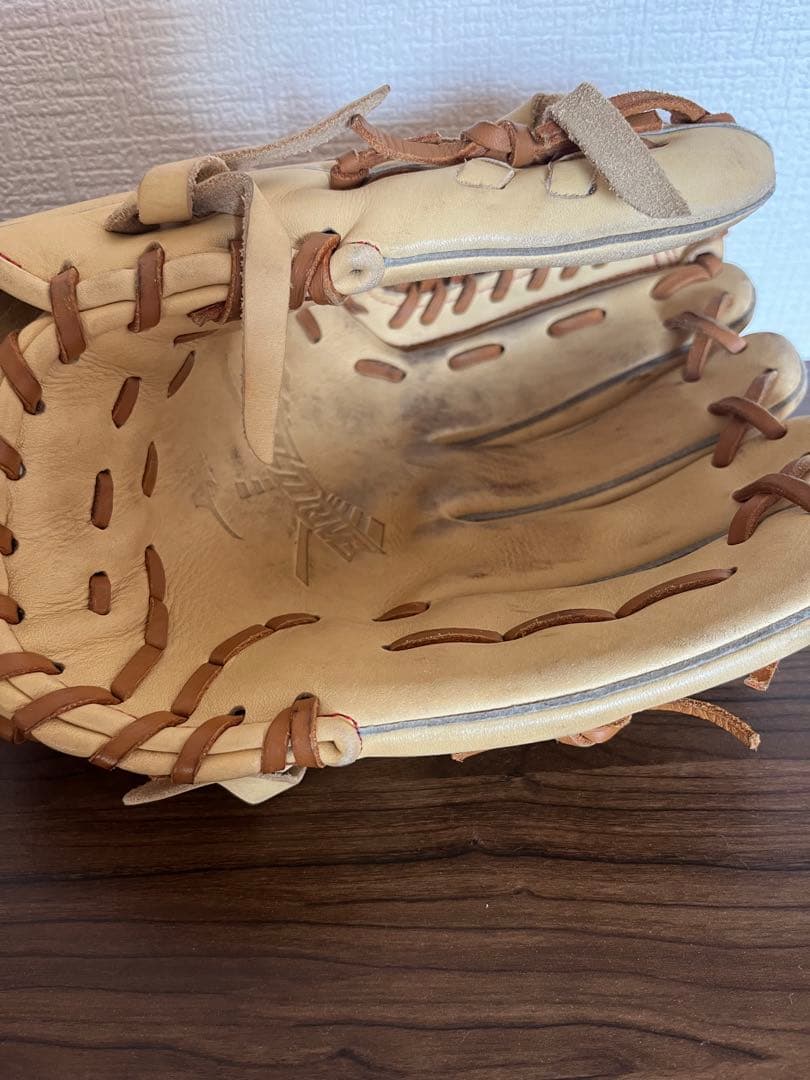 ミズノ 軟式グローブ ベージュ