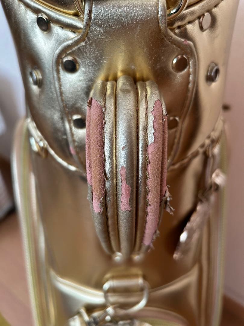 PEARLY GATES ゴルフバッグ ゴールド