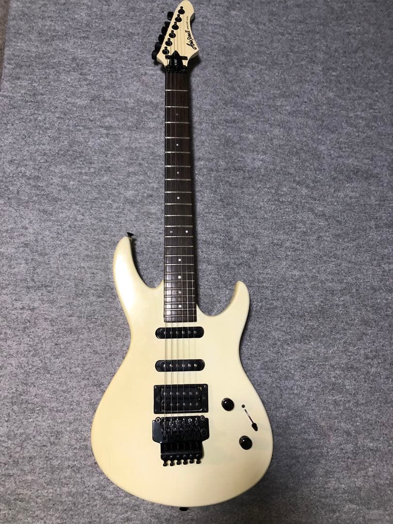 フル調整　アリアプロ2 VANGUARD ホワイト　フロイドローズ　エレキギター