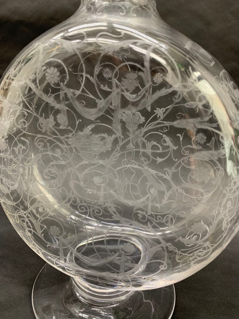 オールドバカラ　ミケランジェロ　デカンタ　デキャンタ　アンティーク