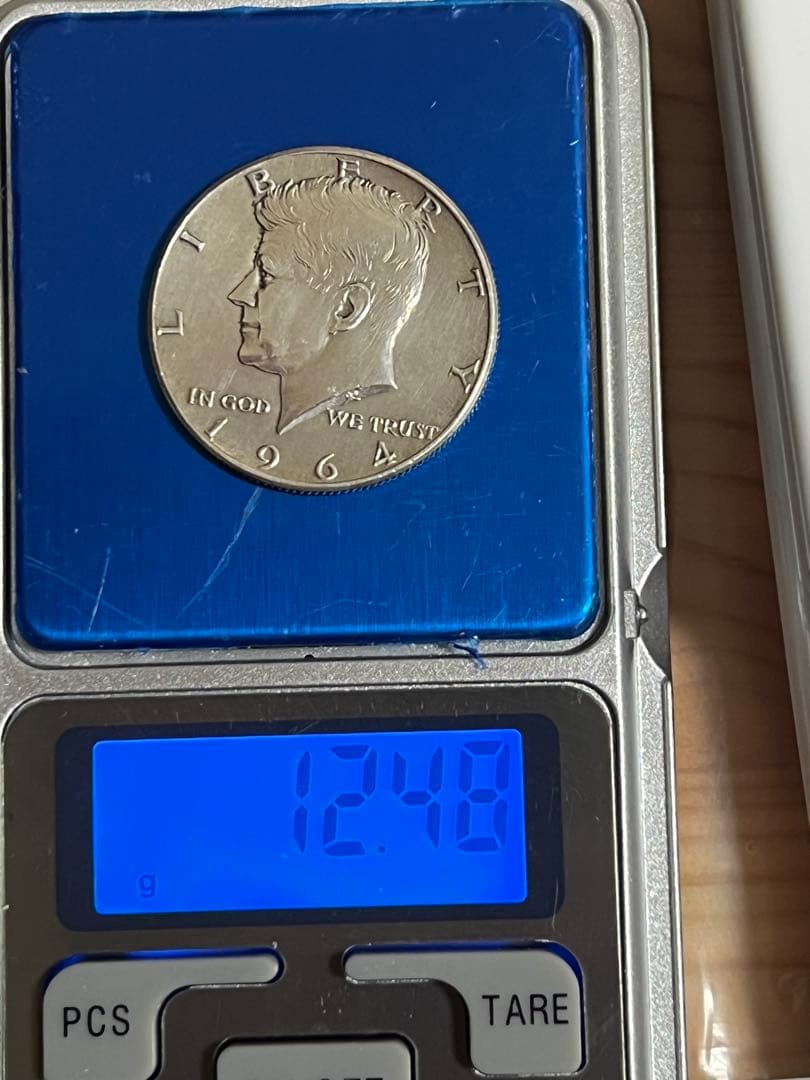 銀貨1964年、1972年ジョン・F・ケネディ ハーフダラー 3枚セット