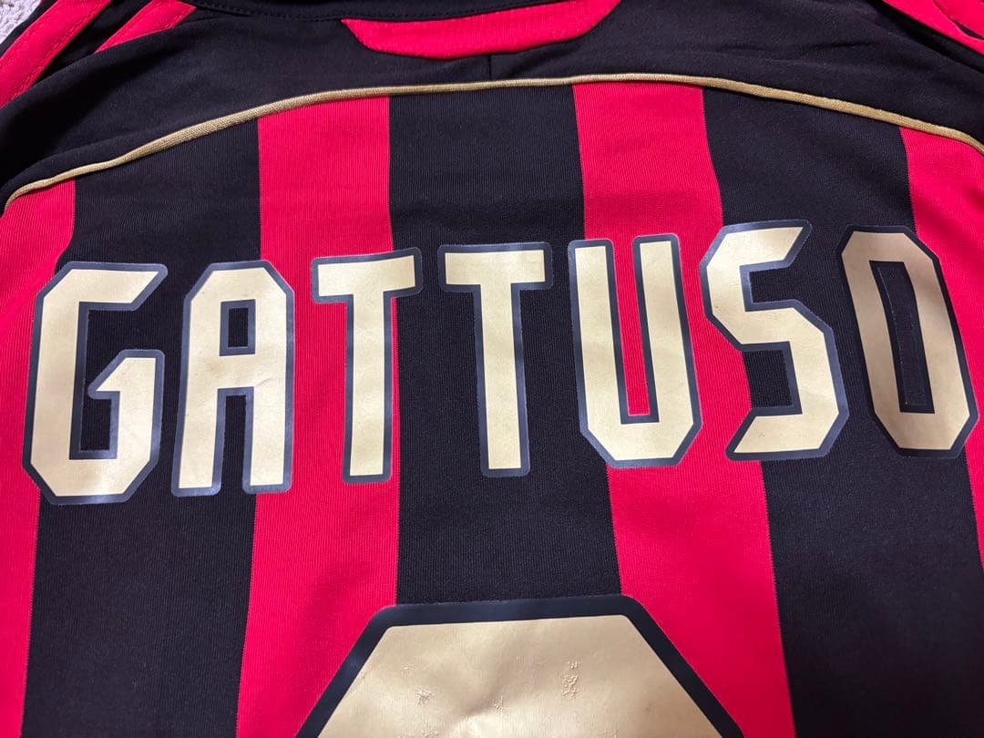 ACミラン　ガットゥーゾ　Gattuso アディダス　長袖　ユニフォーム