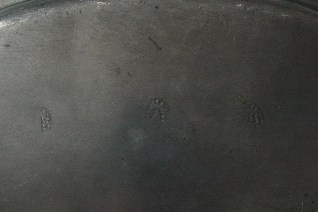 エタンオーバルプレート大/フランスアンティークアクセサリートレイ