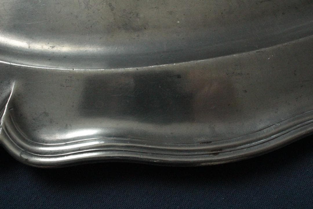 エタンオーバルプレート大/フランスアンティークアクセサリートレイ