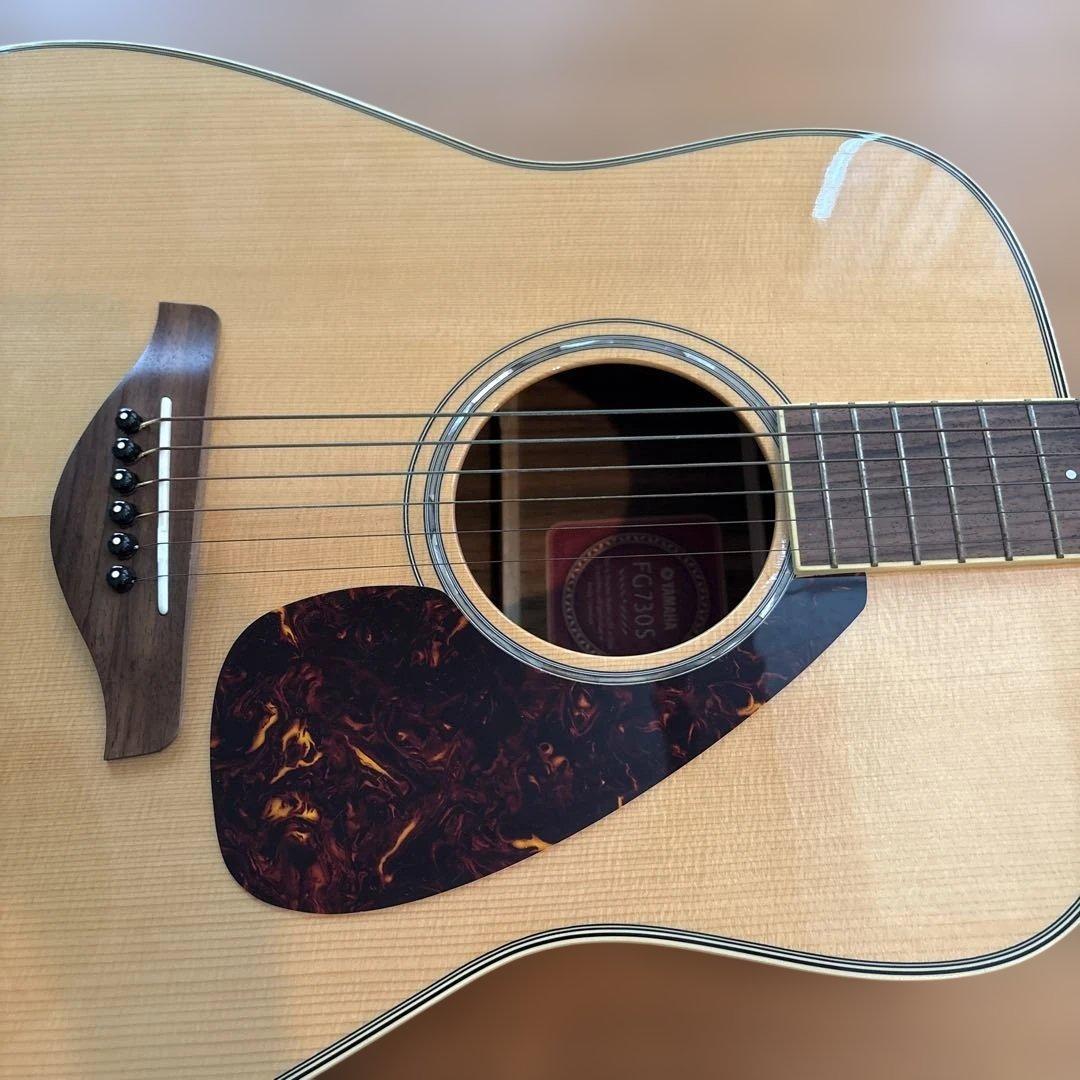 ハードカバー付　YAMAHA FG730S アコースティックギター
