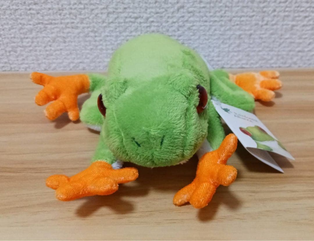 レインフォレスト カエルのぬいぐるみ 2点セット 新品と中古品