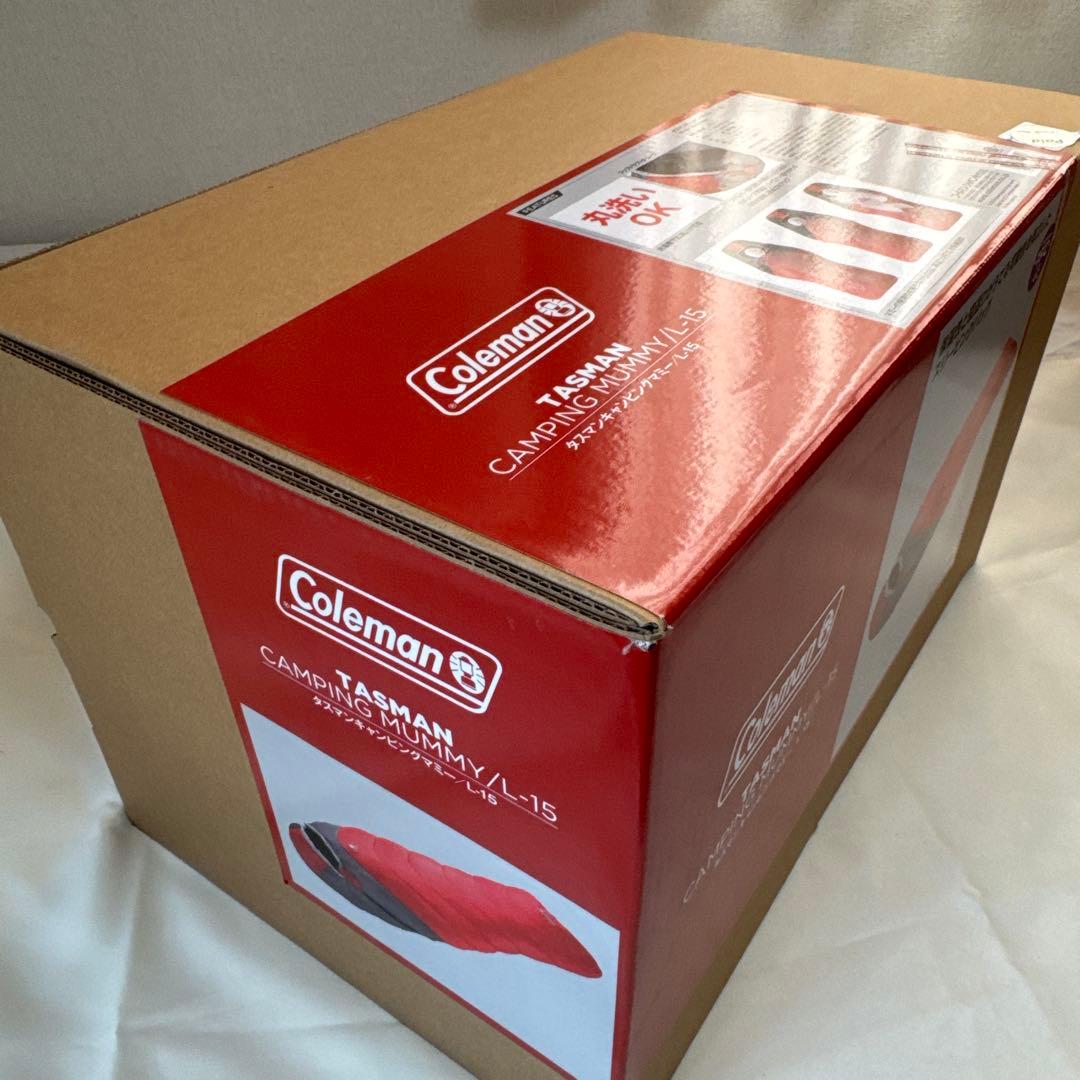 コールマン　タスマンキャンピングマミー/L15 下限温度-15°C 新品同様