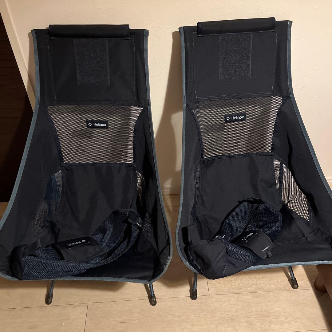 Helinox チェアツー　ダークネイビー　2個セット