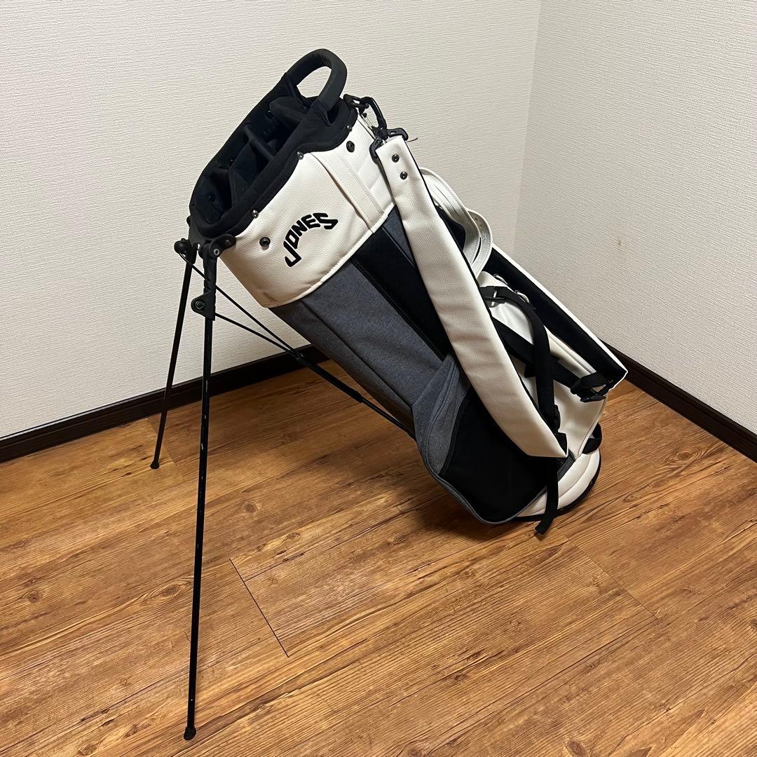JONES キャディバッグ ホワイト/グレー