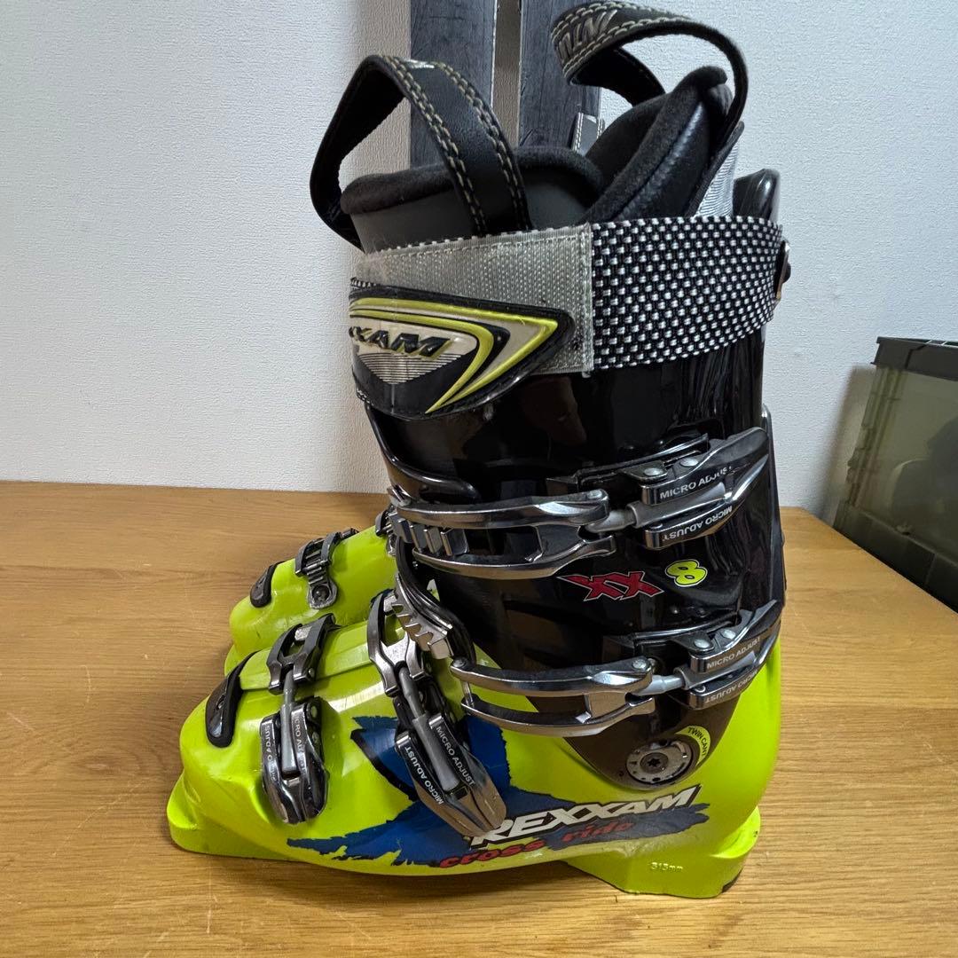 メンズ　ショートスキー　ファンスキーセット　レグザム　27〜27.5cm