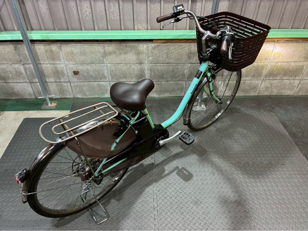 №8500電動自転車 パナソニック ビビDX 26インチ バッテリー大容量！