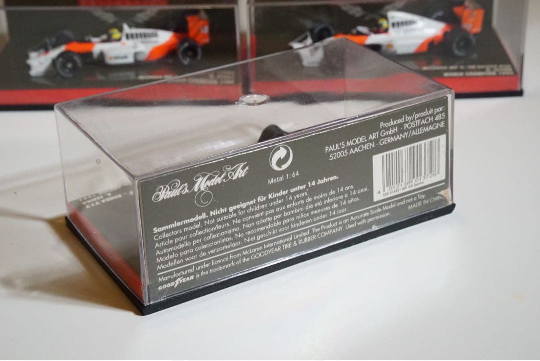 McLaren MP4 Ayrton Senna ミニカー 3台セット