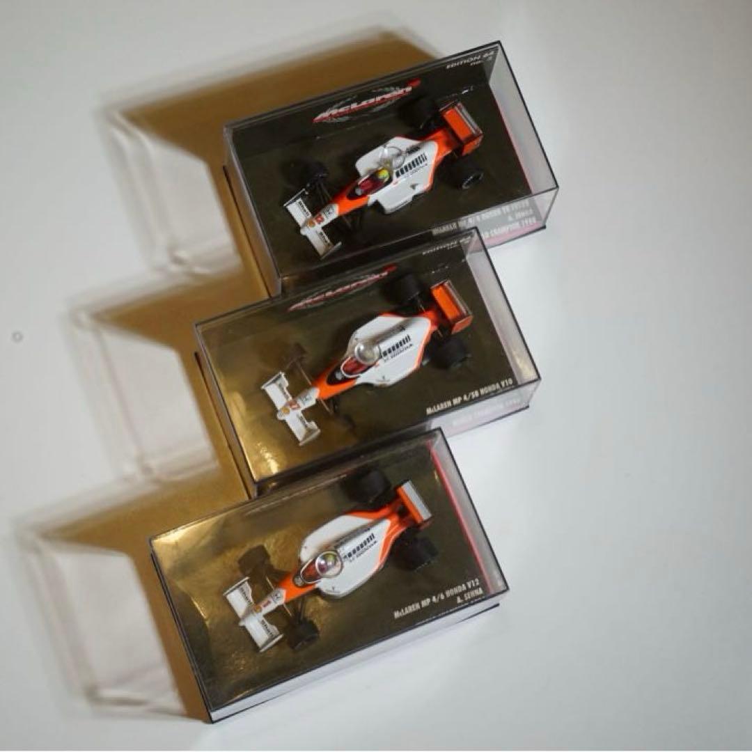 McLaren MP4 Ayrton Senna ミニカー 3台セット