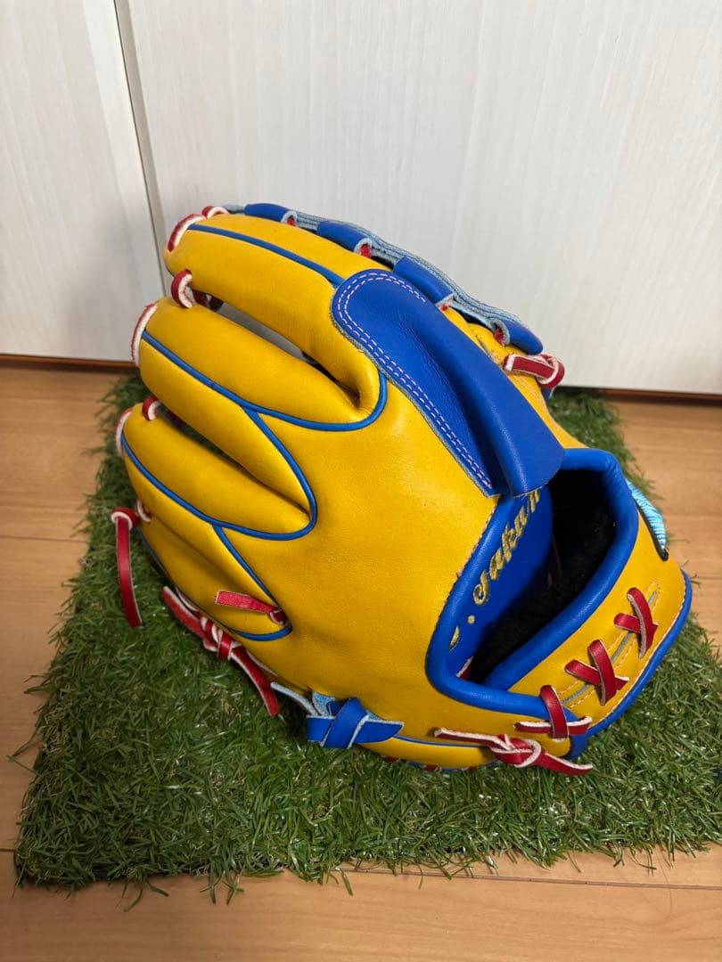 菅野モデル　ミズノプロ ダイバーシティブルー　投手　オーダーグラブ