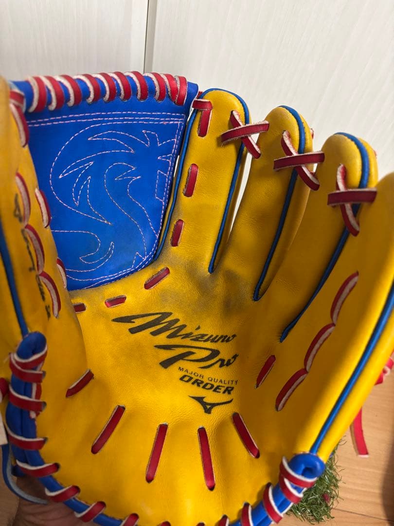 菅野モデル　ミズノプロ ダイバーシティブルー　投手　オーダーグラブ