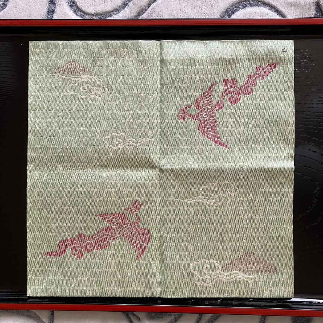 最終お値下げ 茶道具 土田友湖作 鳳凰雲被紹巴 帛紗 共箱