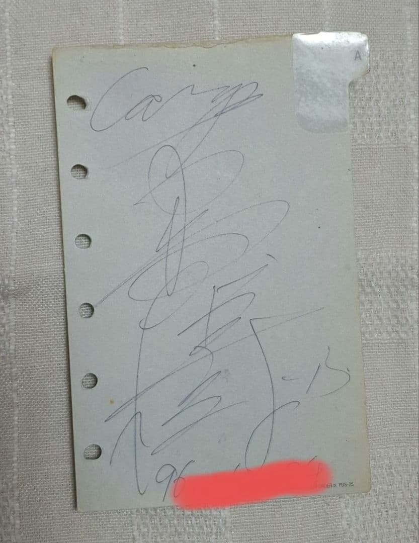 黒田博樹さん　サイン