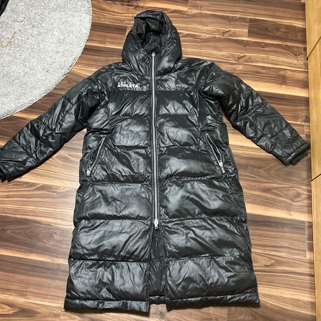 ATHLETA ブラック ベンチコート