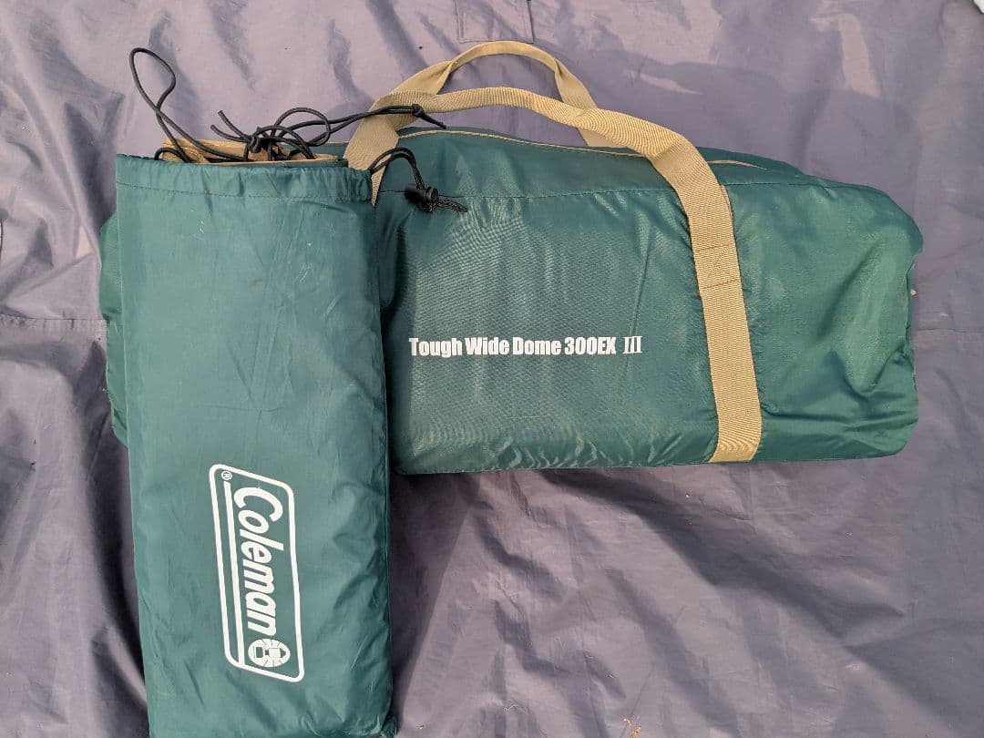 【訳あり】コールマン　タフワイドドーム300EXⅢ　グランドシート付き