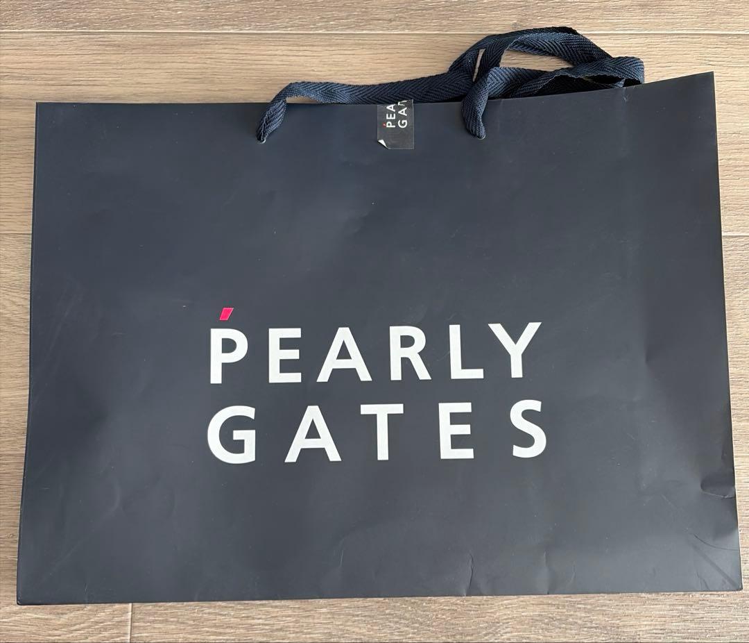 PEARLY GATES スター柄　ラウンドバッグ