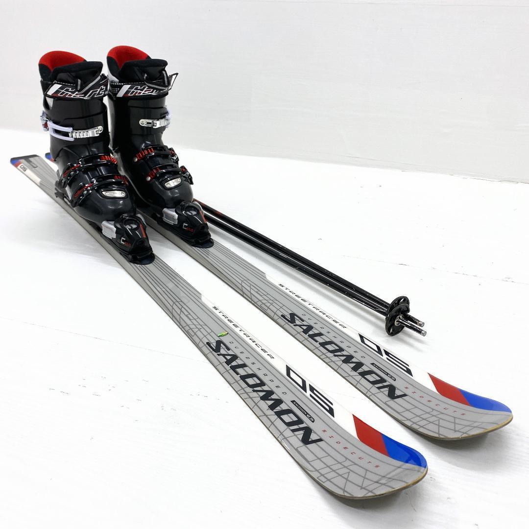 SALOMON サロモン メンズ スキー セット 166cm 27-27.5cm